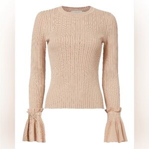 Jonathan Simkhai perforated knit sweater